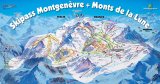 Skimapa Monts de la Lune (Montgenèvre, Clavière, Cesana) 1 Zimní Alpy