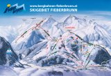 Skimapa Fieberbrunn 1 Zimní Alpy